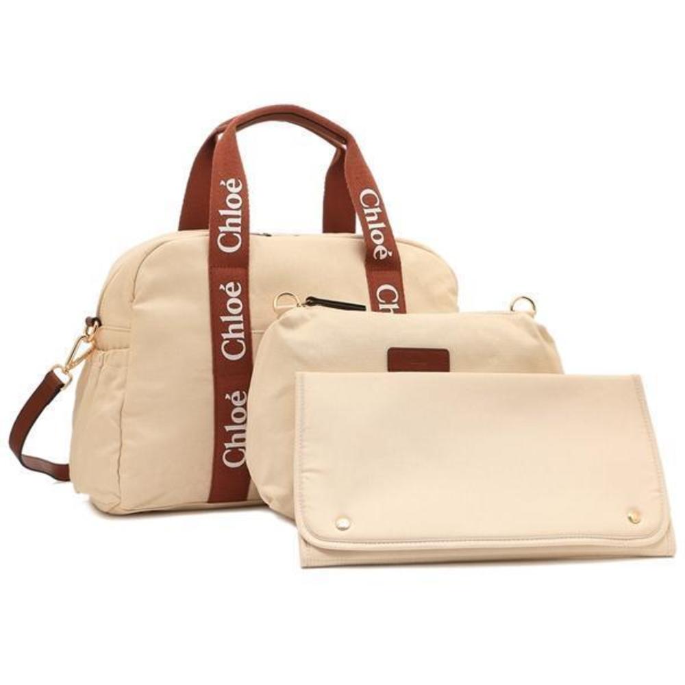 Chloe Bag Shoulder Mothers Brown Beige Pouch Ivory Pad Bag White - Picture 3 of 9